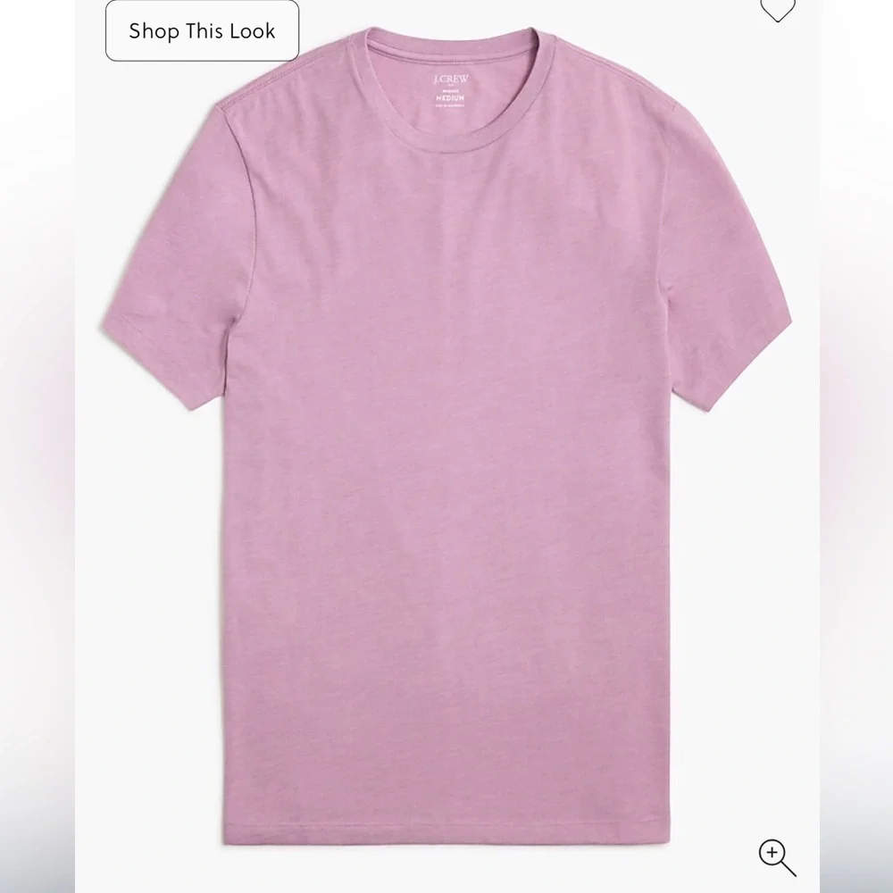NWOT j crew violet mist Cotton-blend washed jersey tee